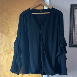 Elegant Black Women's Top by Ann Taylor